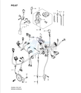 DL650 drawing WIRING HARNESS (DL650UEL1 E19)