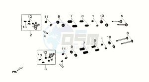 GTS 300i ABS drawing VALVES