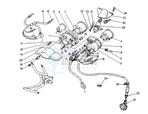 SUPERCITY 125 drawing SPEEDOMETER