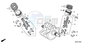 VT750C9 Europe Direct - (ED / MK) drawing CRANKSHAFT