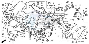 CBF1000A UK - (E / MKH) drawing COWL