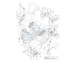 FZ8-SA 800 drawing COWLING