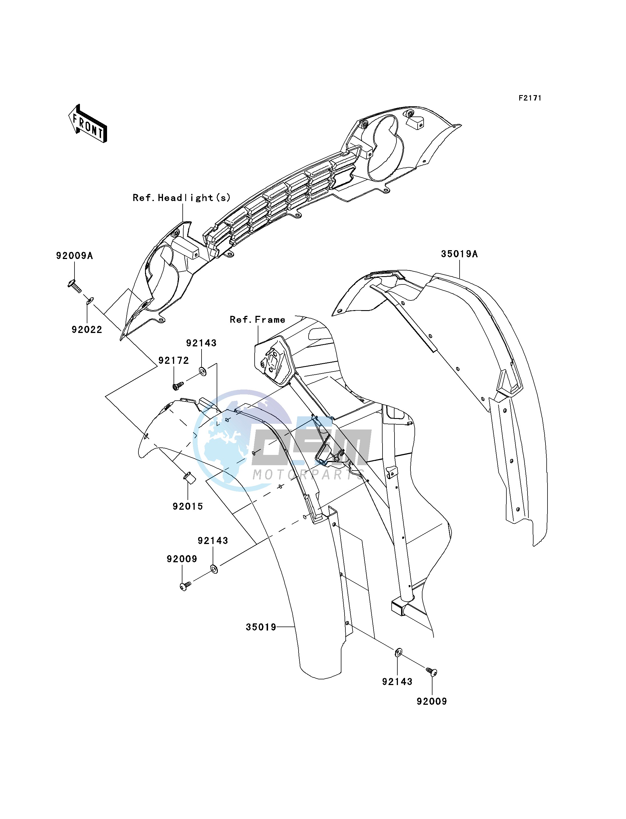 FRONT FENDER-- S- -