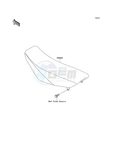 KX85/KX85-<<II>> KX85BCF EU drawing Seat