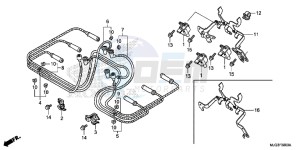 GL1800BD F6B Bagger - GL1800BD UK - (E) drawing IGNITION COIL