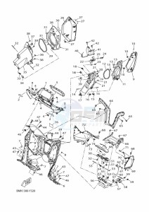 CZD300-A XMAX 300 (BMK1) drawing LEG SHIELD