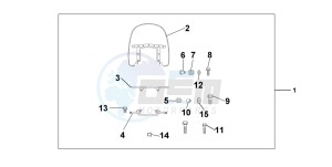 VT750CA drawing WINDSHIELD