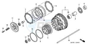 VFR800A9 Ireland - (EK / ABS MME TWO) drawing CLUTCH