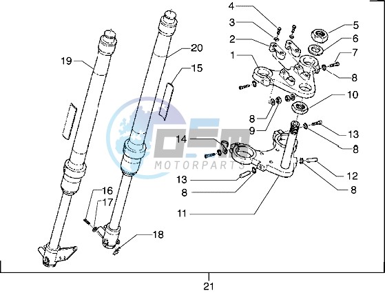 Front-wheel suspension