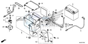 VT750C2BE Shadow - VT750C2B-E UK - (E) drawing BATTERY (VT750C2B/ C)