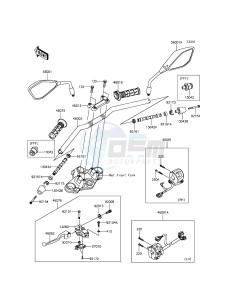 Z250SL_ABS BR250FFF XX (EU ME A(FRICA) drawing Handlebar