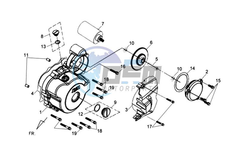 CRANKCASE COVER / GASKET