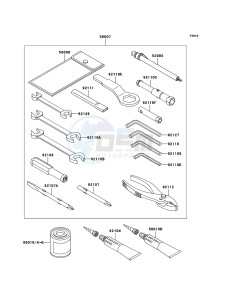 NINJA ZX-12R ZX1200-B4H FR GB GE XX (EU ME A(FRICA) drawing Owner's Tools