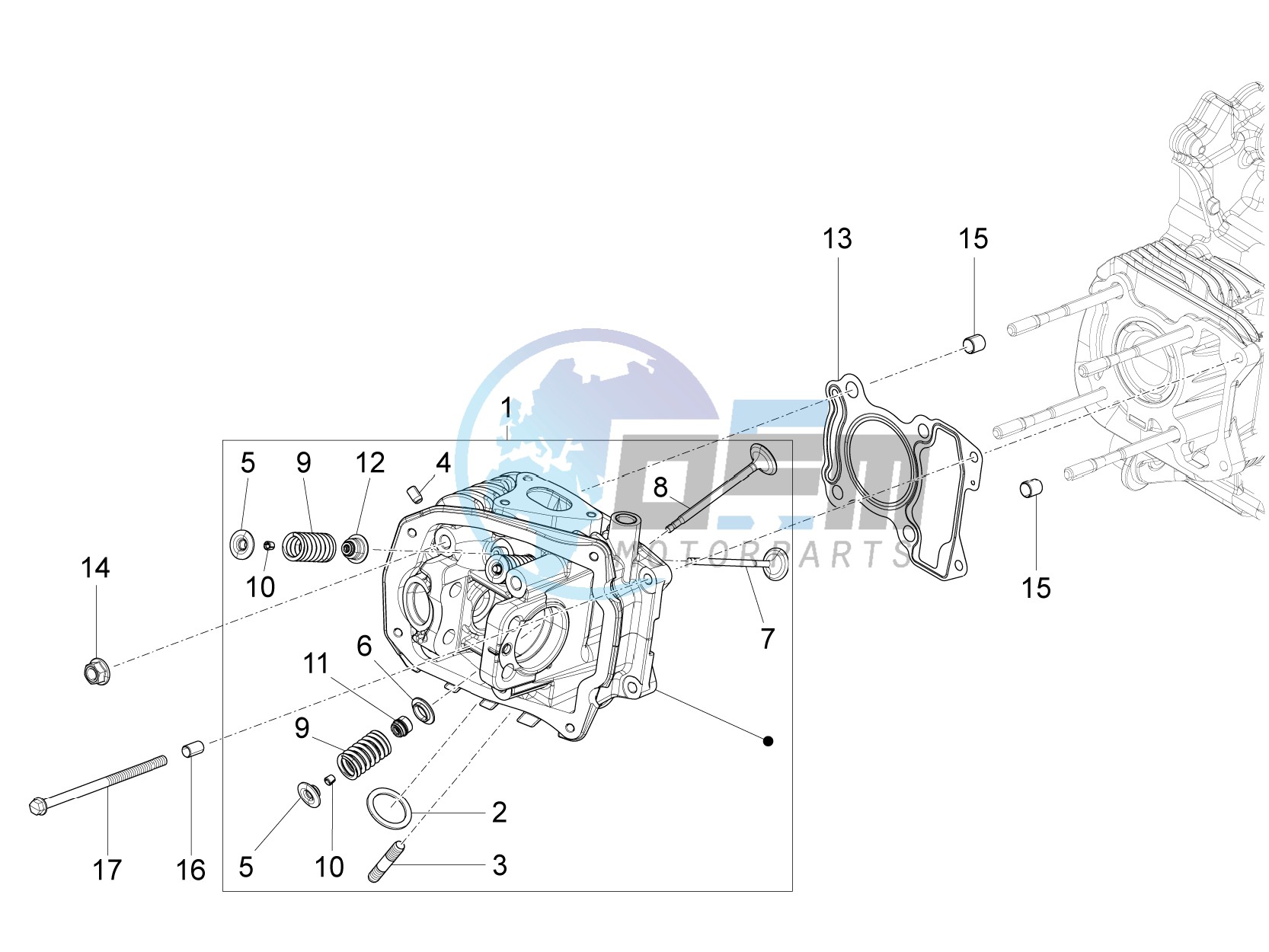 Cylinder head unit - Valve