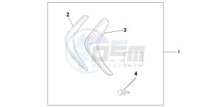 FJS400D SILVER WING drawing SIDE VISOR