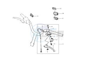 YN R NEO'S 50 drawing HANDLE SWITCH – LEVER