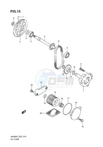 AN400 BURGMAN EU-UK drawing OIL PUMP