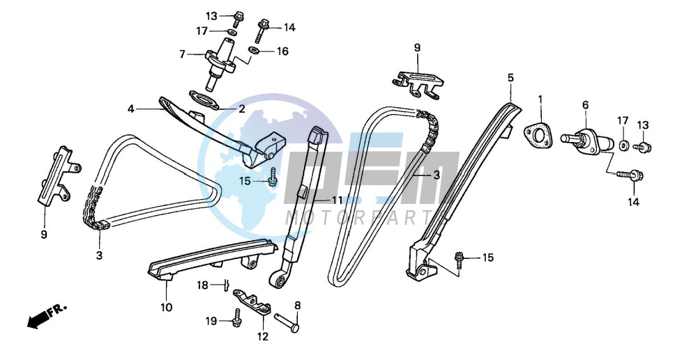 CAM CHAIN/TENSIONER