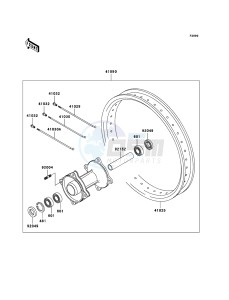 KX85 / KX85 II KX85A6F EU drawing Optional Parts