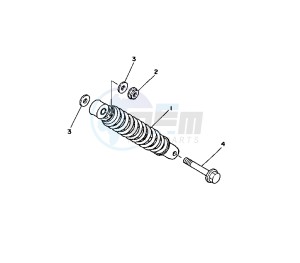 CT S 50 drawing REAR SHOCK ABSORBER