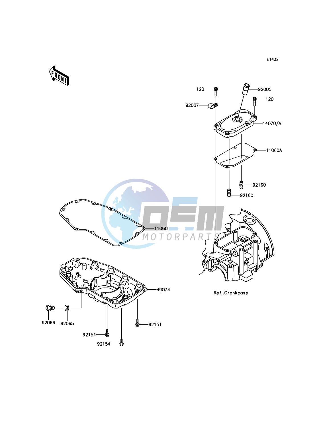 Breather Cover/Oil Pan