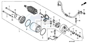 XL700VA9 France - (F / ABS CMF) drawing STARTING MOTOR