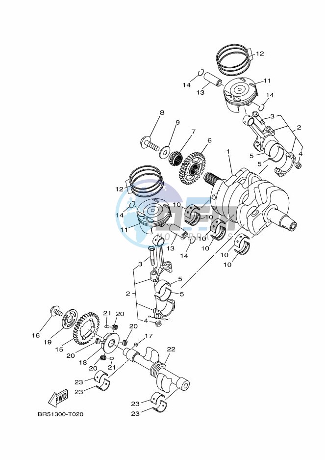 CRANKSHAFT & PISTON