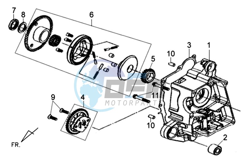 CRANKCASE RIGHT