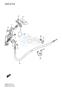 AN400 ABS BURGMAN EU-UK drawing BRAKE LOCK LEVER