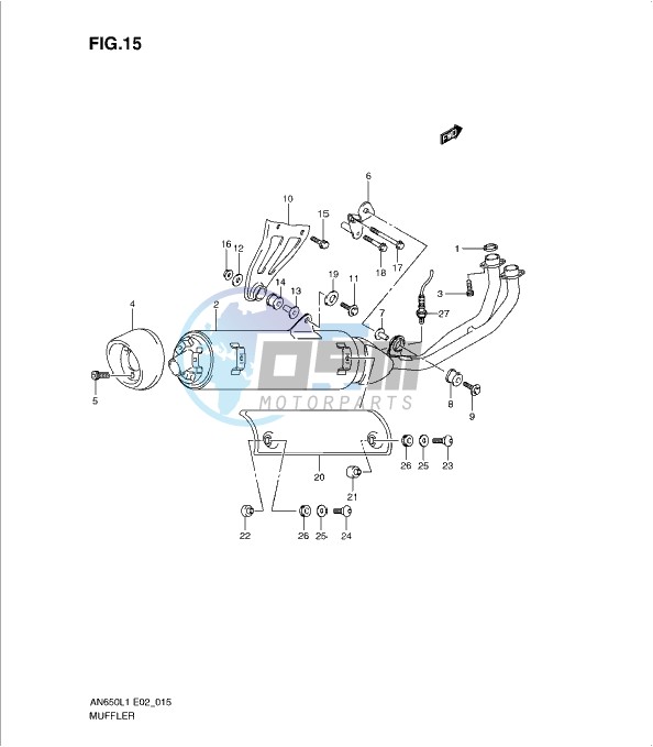 MUFFLER (AN650AL1 E2)