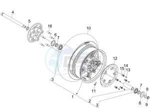 GP 800 drawing Rear Wheel