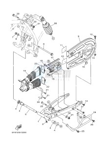 AG125 (BF81) drawing REAR ARM & SUSPENSION