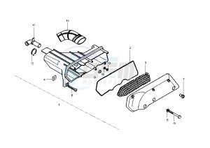 Zip 50 drawing Air Cleaner