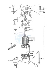 DT 85 drawing Starting Motor