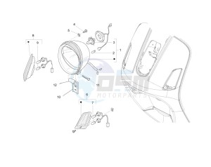 LXV 50 2T drawing Head lights - Turn signal lamps