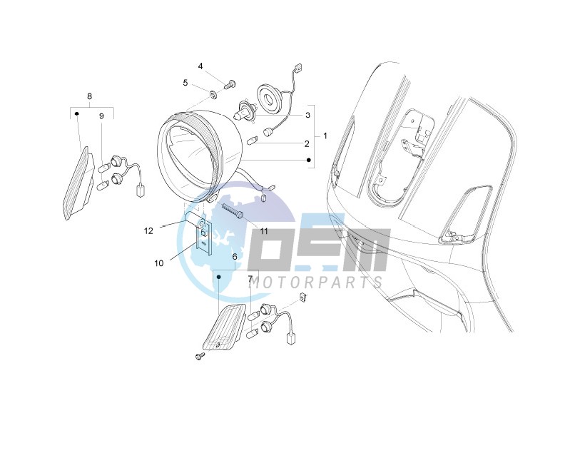 Head lights - Turn signal lamps