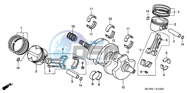 CRANKSHAFT/PISTON