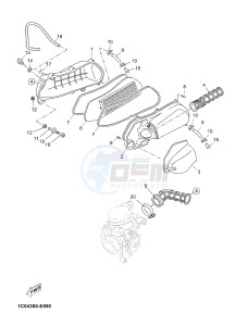 YP250RA EVOLIS 250 ABS (1YS8) drawing INTAKE 2