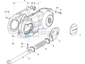 Runner 200 VXR 4t Race (UK) UK drawing Crankcase cover - Crankcase cooling