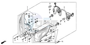 FES150 125 S-WING drawing HEADLIGHT (FES1257/A7)(FES1507/A7)