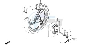 SGX50S drawing REAR WHEEL