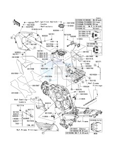 KRF 750 F [TERYX 750 4X4 NRA OUTDOORS] (F8F) C9F drawing FUEL TANK