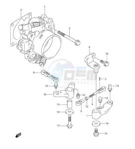 DF 115 drawing Throttle Body