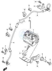 GSX-R125 drawing HYDRAULIC UNIT