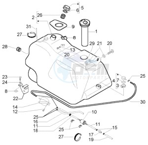 X9 250 Evolution drawing Fuel Tank