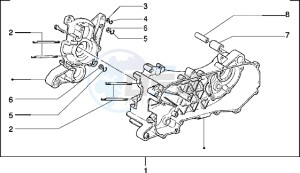 Typhoon 125 XR drawing Crankcase