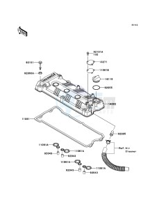 JET SKI ULTRA 300LX JT1500JBF EU drawing Cylinder Head Cover