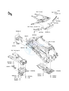 KSF 450 B [KFX450R MONSTER ENERGY] (B8F-B9FB) B8F drawing GUARD-- S- -