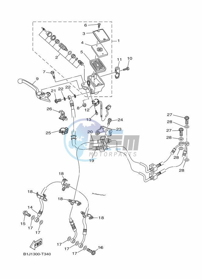 FRONT MASTER CYLINDER