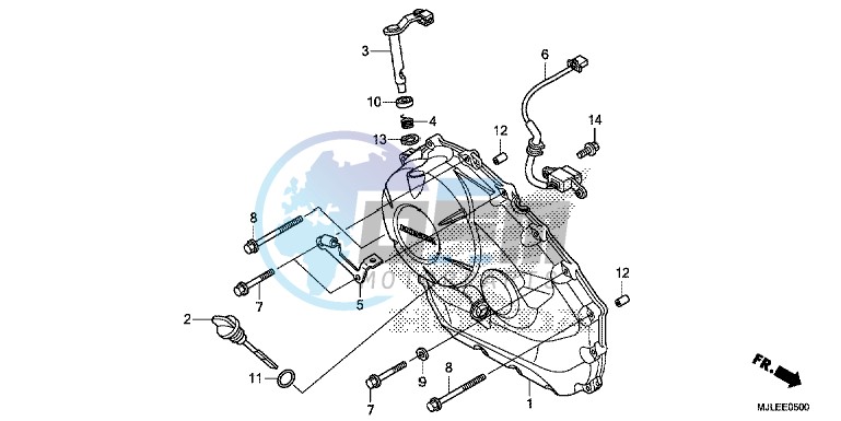 RIGHT CRANKCASE COVER (NC750S/ SA)